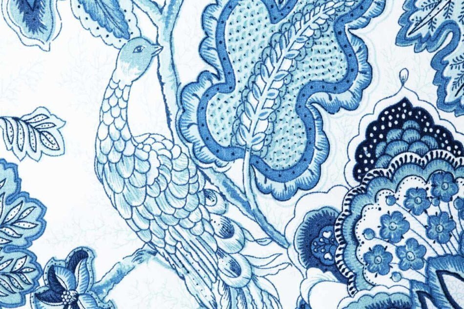 SATIVA Súprava posteľnej bielizne Modrá bílá - obrázok 5