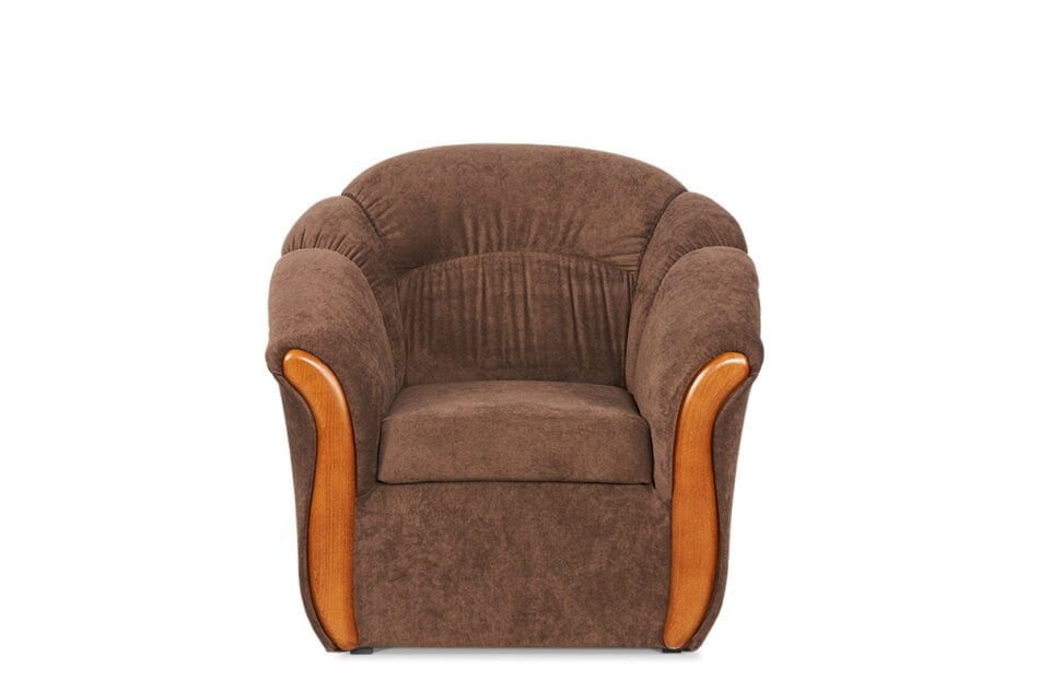 IMERO Vintage hnedé kreslo ciemny brąz - obrázok 0