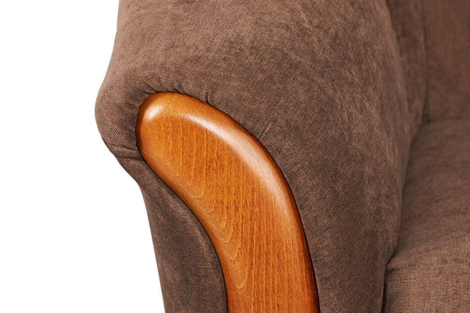 IMERO Vintage hnedé kreslo ciemny brąz - obrázok 5