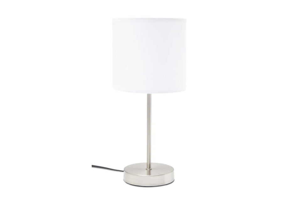 ISNER Stolná lampa stříbrná/bílá - obrázok 0