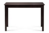 EVENI Bukový klasický jedálenský stôl 110 x 60 farba wenge wenge - obrázok 1