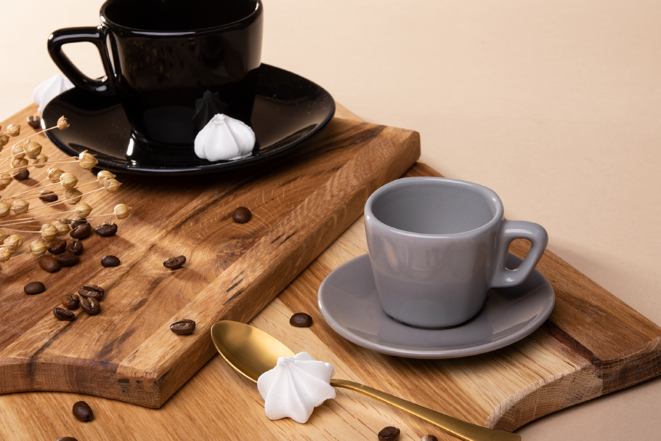 GRESI Šálka na espresso šedá - obrázok 3