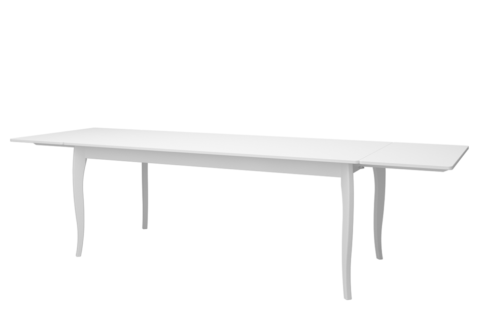 BAROQUE Rozkladací vintage stôl biely bílý - obrázok 3