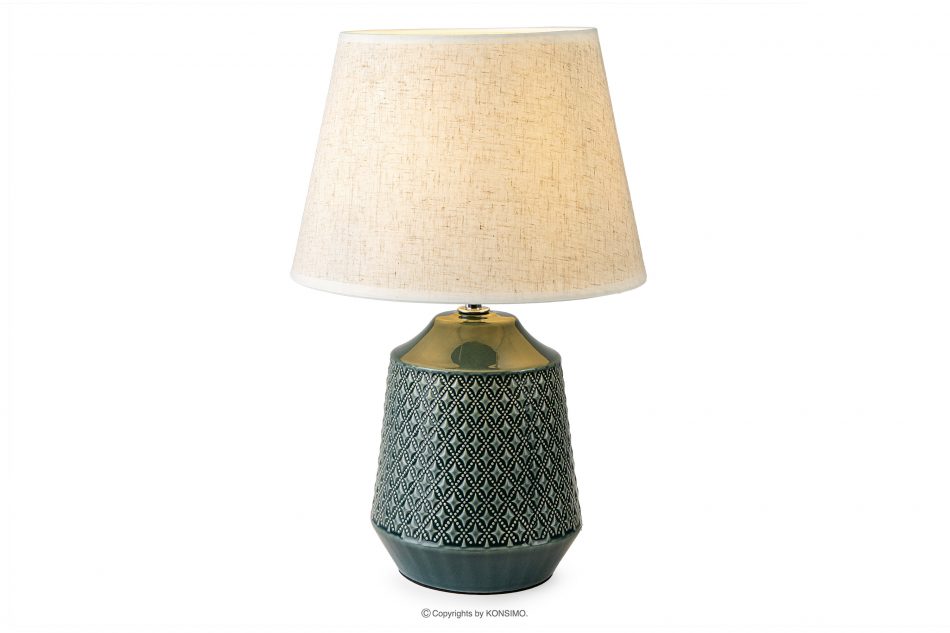 SOPI Stolná lampa béžová/morská - obrázok 2