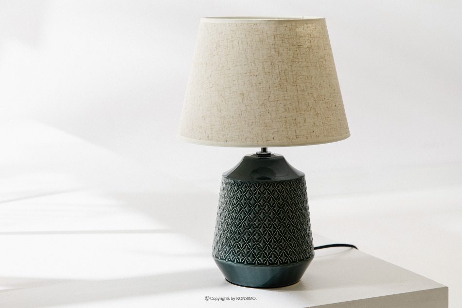 SOPI Stolná lampa béžová/morská - obrázok 11