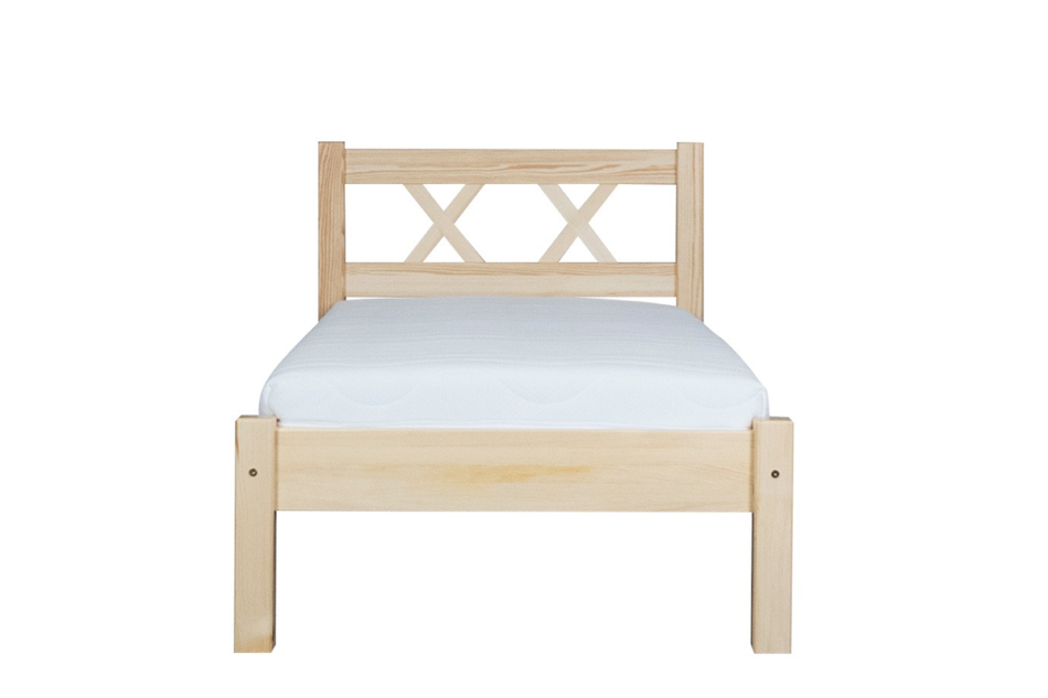 LISSO Rám postele z borovice 90x200 přírodní borovice - obrázok 0