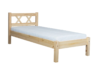 LISSO Rám postele z borovice 90x200 přírodní borovice - obrázok 3