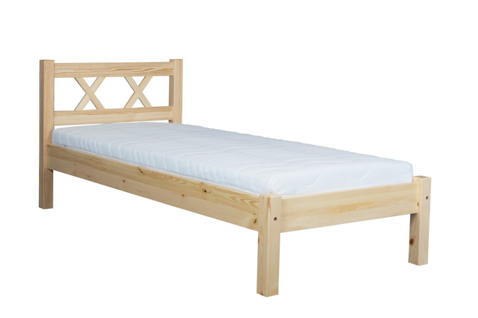 LISSO Rám postele z borovice 90x200 přírodní borovice - obrázok 2