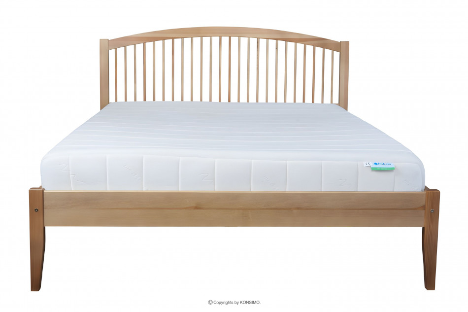 ALPI Rám postele z borovicového dreva 180 x 200 dub dub - obrázok 4