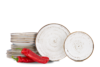 Jedálenská súprava poľský porcelán Nostalgia White pre 6 osôb