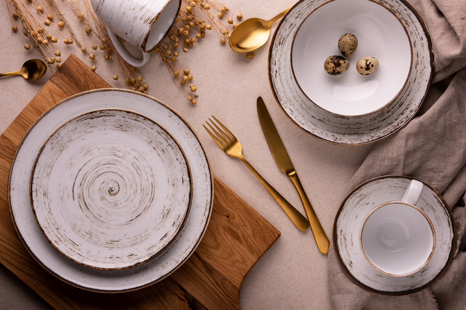 ALUMINA Jedálenská súprava poľský porcelán Nostalgia White pre 6 osôb Nostalgie bílá - obrázok 1