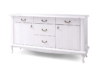 BRITON Veľká komoda 165 cm vintage biela bílý - obrázok 1