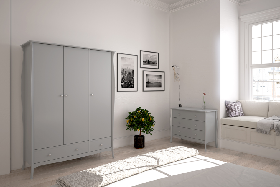 BAROQUE Rozkladací vintage stôl biely bílý - obrázok 6