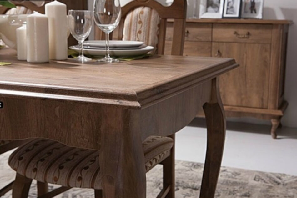 BRITON Vintage stôl tmavý dub tmavý dub - obrázok 3