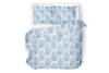 SATIVA Súprava posteľnej bielizne Modrá bílá - obrázok 2