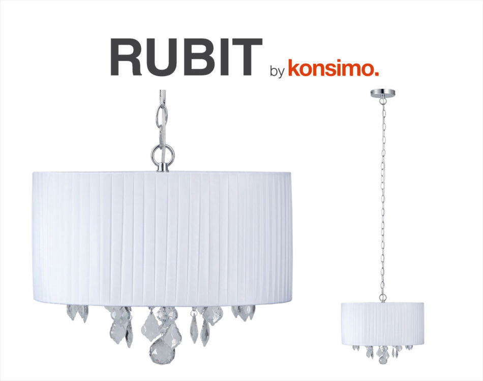 RUBIT Závesná lampa bílý - obrázok 5