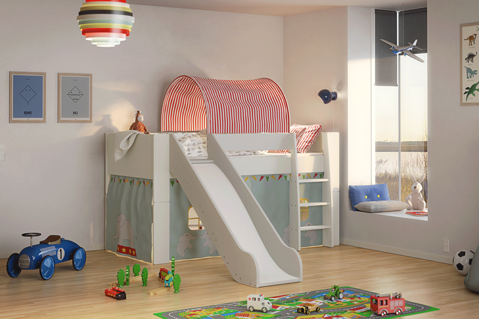 STEENS FOR KIDS Organizér na posteľ růžová/zelená - obrázok 7