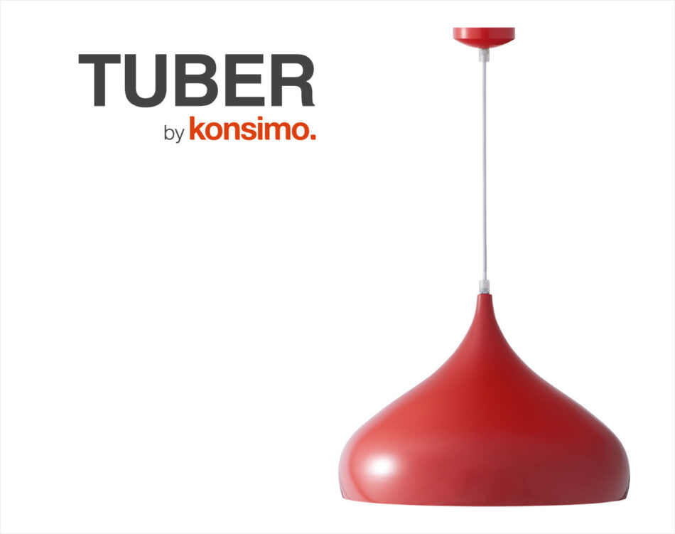 TUBER Závesná lampa Červené - obrázok 4