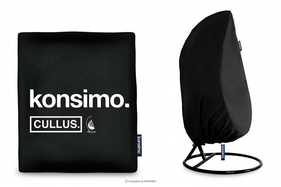 CULLUS Vodotesný poťah na stoličku závesný kukla záhradný kôš czarny - obrázok 2