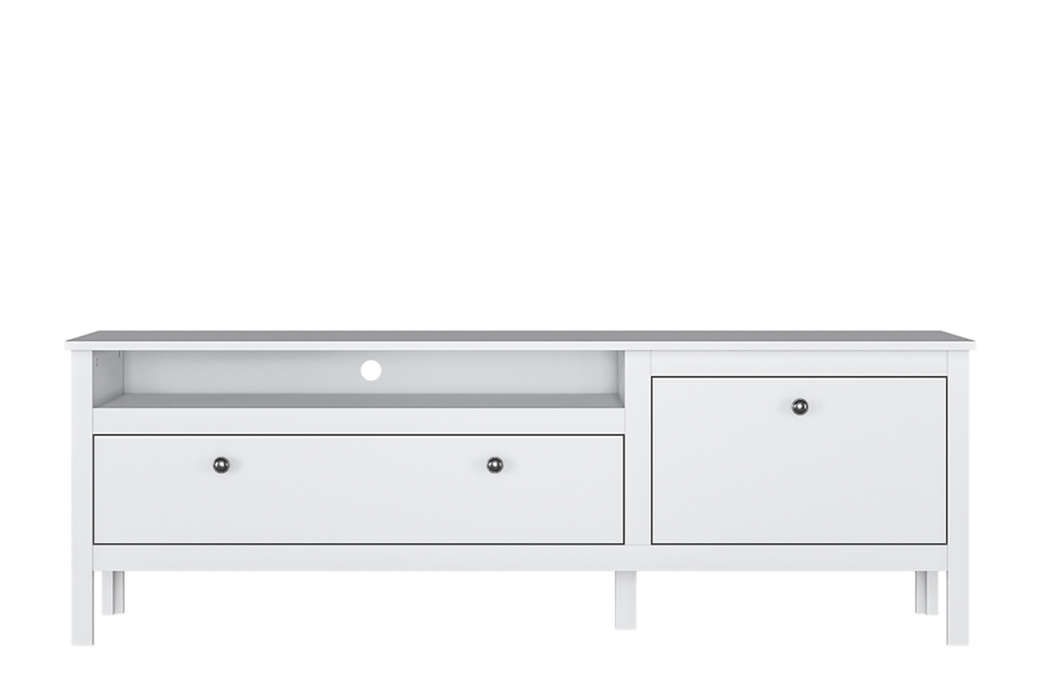 FARGE Elegantná rtv skrinka 160 cm biela bílý - obrázok 2