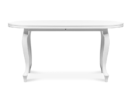 Rozkladací stôl 140 cm vintage biely