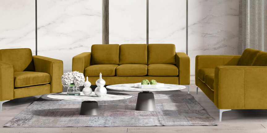 kolor musztardowy we wnętrzach