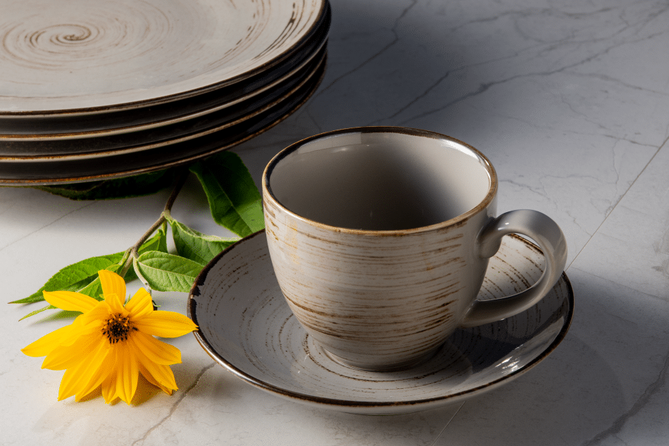 ALUMINA Šálka s tanierikom Popiel nostalgie - obrázok 4