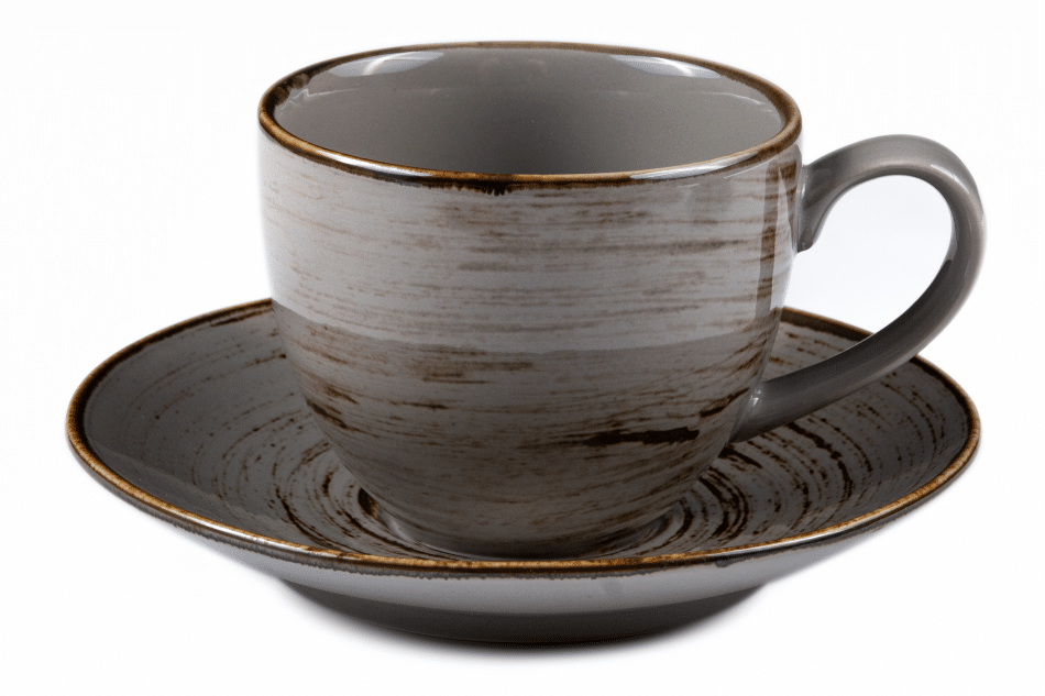 ALUMINA Šálka s tanierikom Popiel nostalgie - obrázok 0