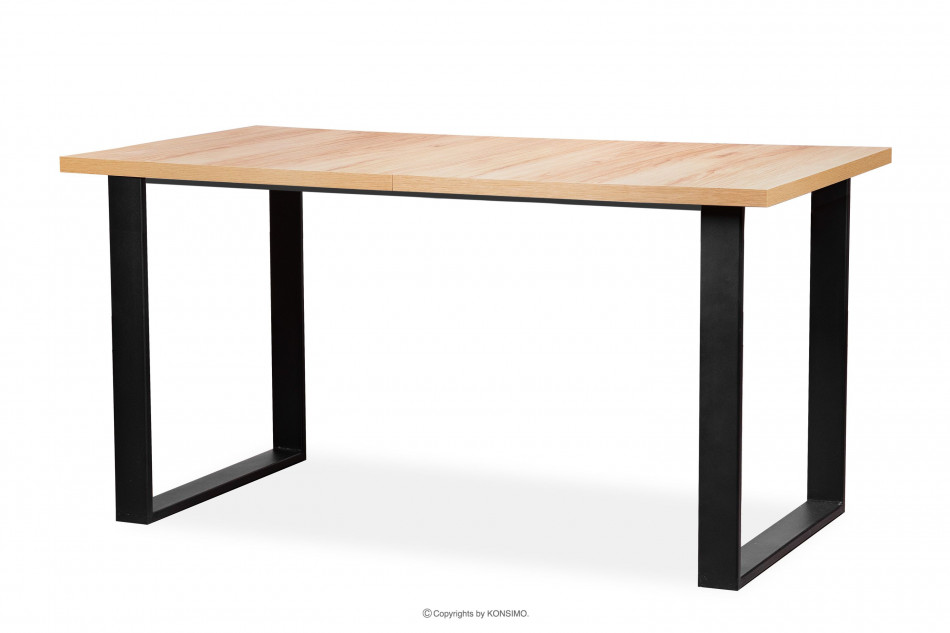 CETO Rozkladací stôl v loftovom štýle dub světlý dub - obrázok 2