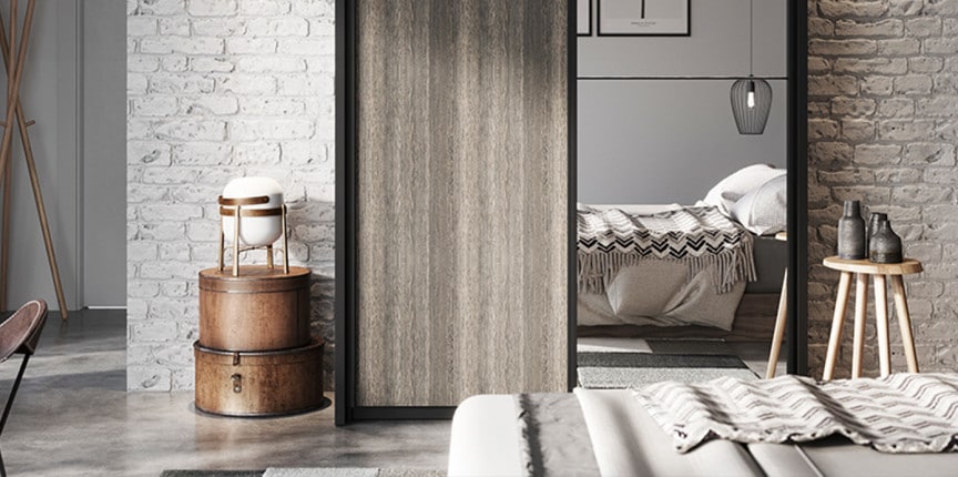 aranżacja małej sypialni z szafą