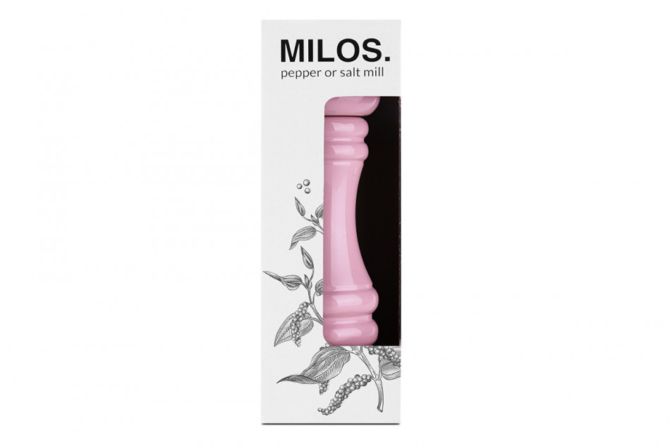 MILOS Súprava mlynčekov 18 cm růžový - obrázok 2