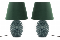 Zelená stolná lampa 2 ks.
