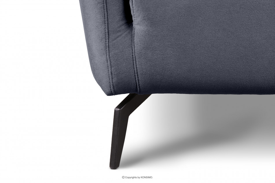 CORDI Elegantné prešívané kreslo šedé šedá - obrázok 6