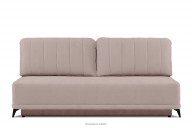Jednoduchá rozkladacia pohovka 140x200 cm matná svetlo hnedá