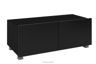 Skrinka pod TV čierny lesk 100 cm