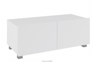 Skrinka pod TV biely lesk 100 cm