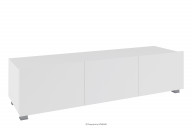 Skrinka pod TV 150 cm biely lesk