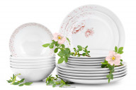 Jedálenská porcelánová súprava pre 6 osôb, Pivoňka (18 ks)