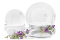 Jedálenská porcelánová súprava pre 6 osôb, Bodliak (18 ks)