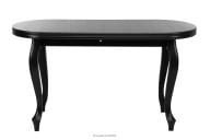 Rozkladací stôl 160 cm vintage čierny