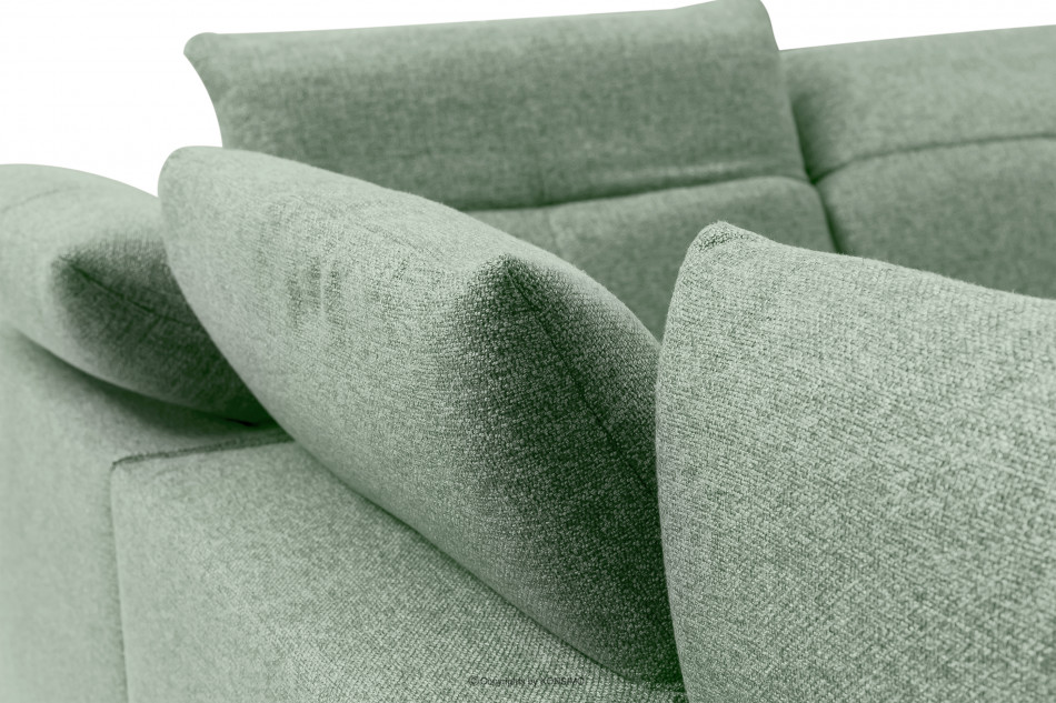 DAVIDI Nastaviteľná rohová sedacia súprava mätová pravá máta - obrázok 5