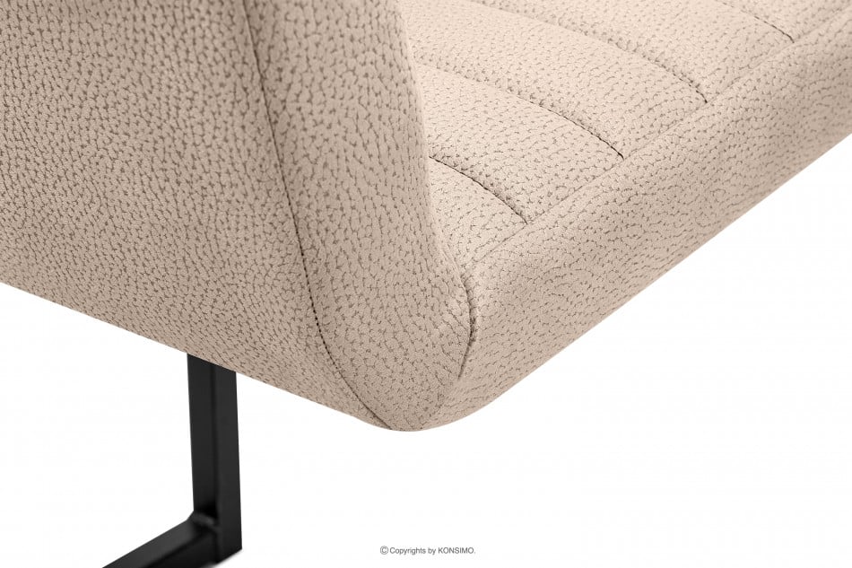 BASKO Kancelárska stolička béžová béžová/černá - obrázok 4