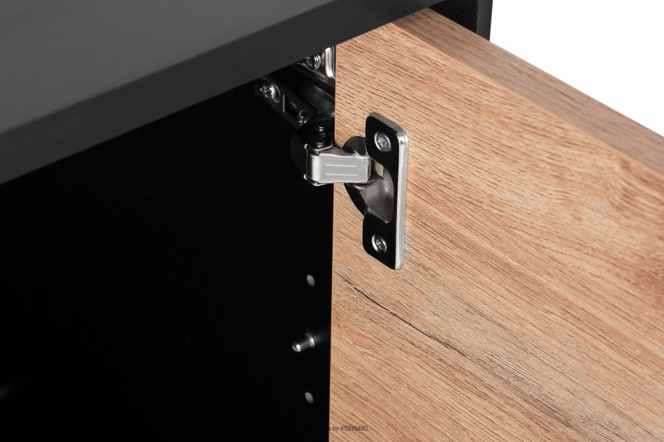 LOFTY Regál loft vysoký černý/přírodní dub - obrázok 13