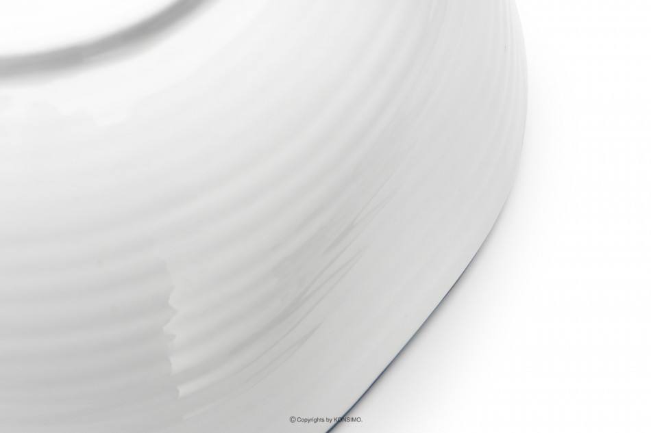 KROG Súprava veľkých misiek 6ks. biela/garnet - obrázok 9