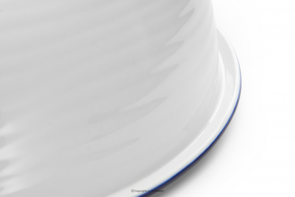 KROG Súprava veľkých misiek 6ks. biela/garnet - obrázok 10