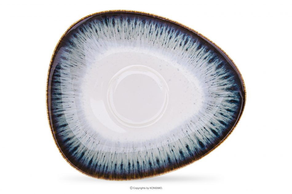 TIME DIM Šálka s podšálkou námornícka modrá/biela - obrázok 5