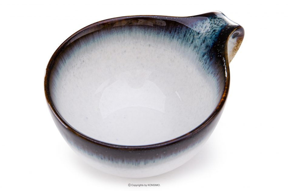 TIME DIM Šálka s podšálkou námornícka modrá/biela - obrázok 8