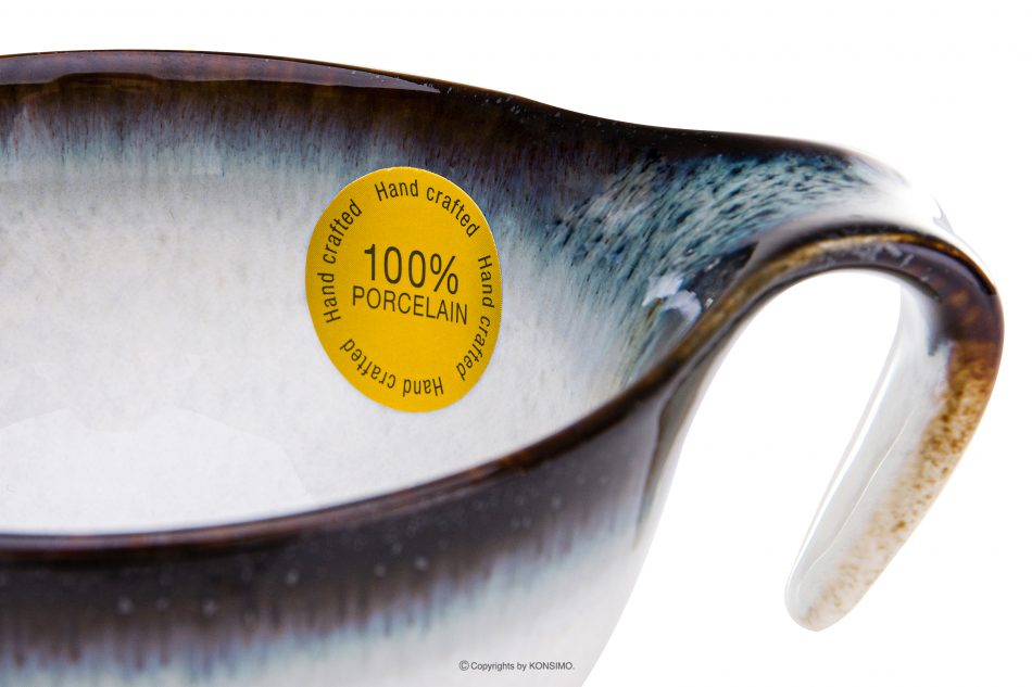 TIME DIM Šálka s podšálkou námornícka modrá/biela - obrázok 10