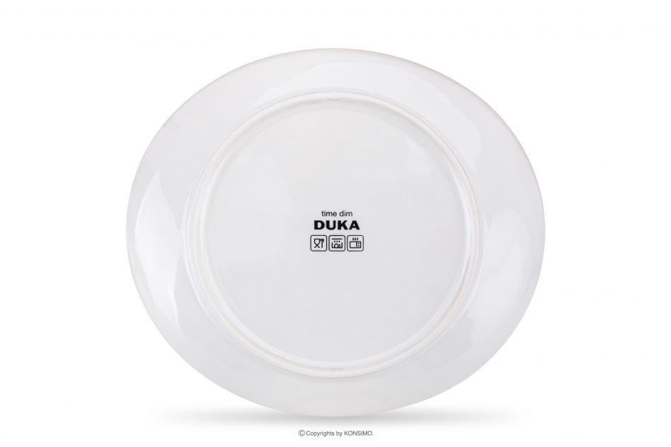 TIME DIM Raňajkový tanier 6ks. námornícka modrá/biela - obrázok 5