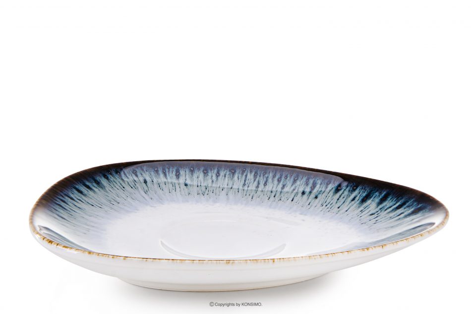 TIME DIM Šálka s podšálkou 6ks. námornícka modrá/biela - obrázok 5